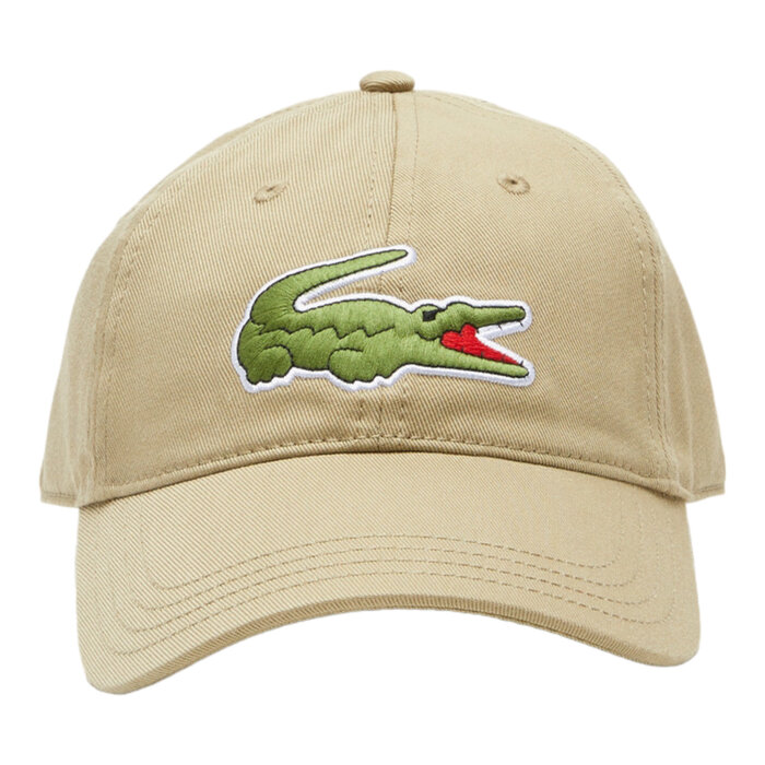 Lacoste Casquette logo en twill de coton biologique - Lion