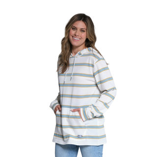Salty Crew W' Leeward Mid Weight Hoody - Dusty/Turq
