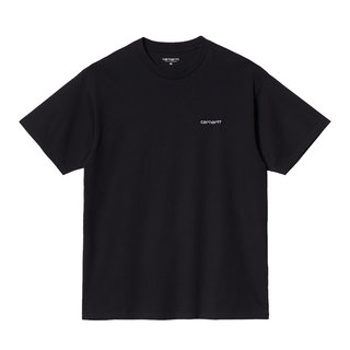 Carhartt WIP S/S Script Embroidery T-shirt - Black/White