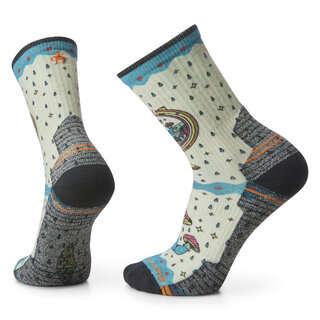 Smartwool Hike Light Cushion Print Crew - Natural