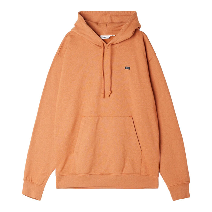 Obey Timeless Recycled Heavy Hood - Terracotta Pigment