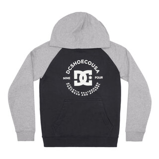 Dc Shoes Star Pilot Boys Hoodie - Black/Grey Heather