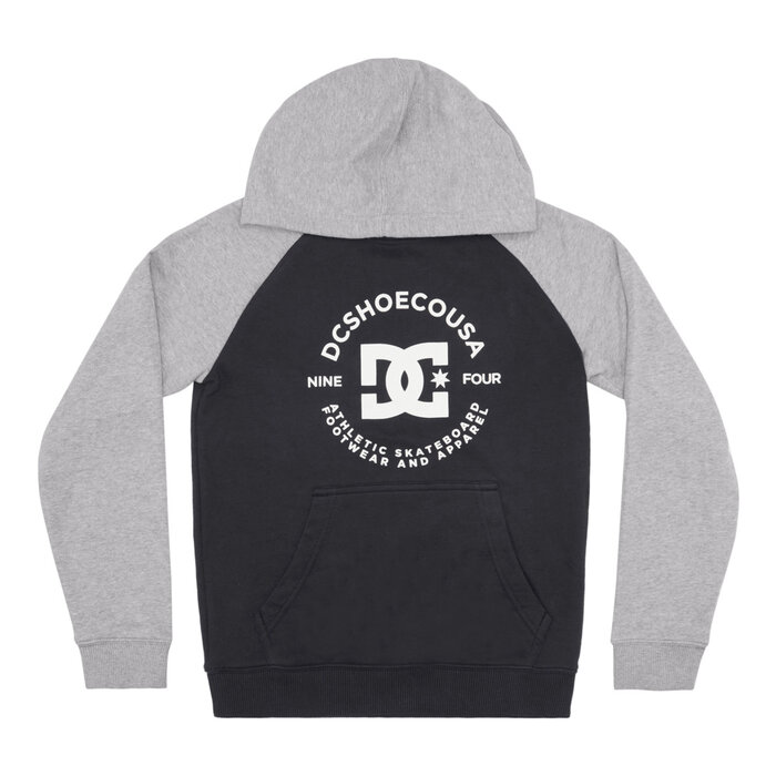 Dc Shoes Star Pilot Boys Hoodie - Black/Grey Heather