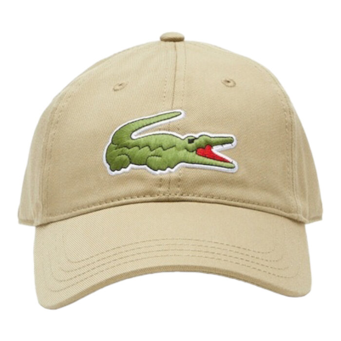 Lacoste Casquette en twill de coton biologique - Lion