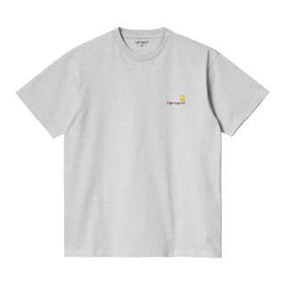 Carhartt WIP S/S American Script T-Shirt - Ash Heather