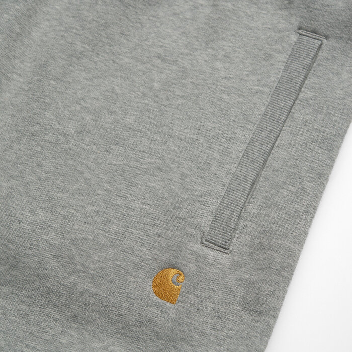 Carhartt WIP Chase Sweat Pant - Grey Heather/Gold