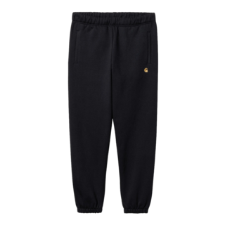 Carhartt WIP Chase Sweat Pant - Dark Navy/Gold