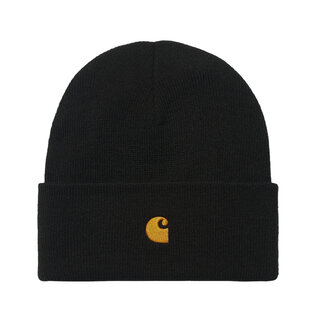 Carhartt WIP Chase Beanie - Black/Gold