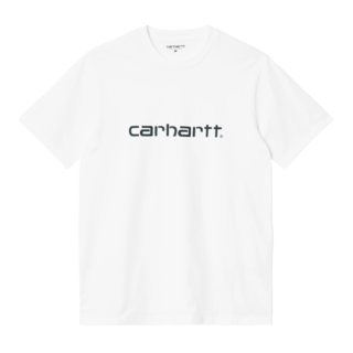 Carhartt WIP S/S Script T-Shirt - White/Black