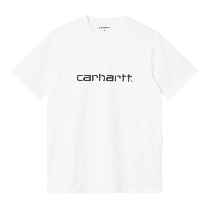 Carhartt WIP S/S Script T-Shirt - White/Black