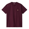 S/S Chase T-Shirt - Amarone/Gold