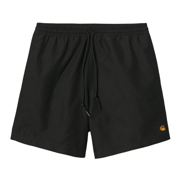 Carhartt WIP Chase Swim Trunk - Black/Gold