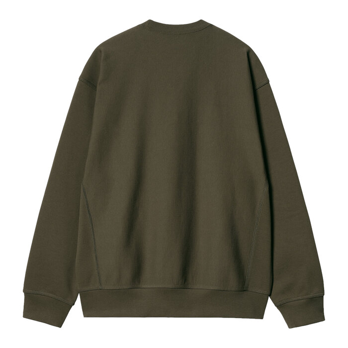 Carhartt WIP American Script Sweat - Plant