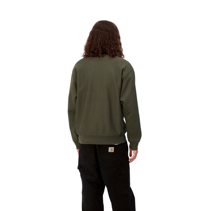 Carhartt WIP American Script Sweat - Plant