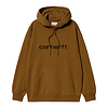 W' Hooded Carhartt Sweat - Deep H. Brown/Black