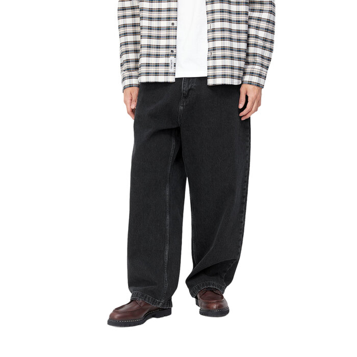 Carhartt WIP Brandon Pant - Black (Stone Washed)
