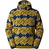 Campshire Fleece Hoodie - Sulfur Moss/Mountain Geo Print