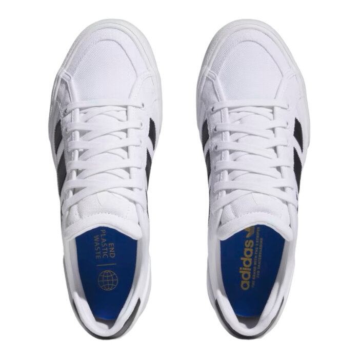 Adidas Skateboarding Court TNS Premiere - Cloud White/Core Black/Gold Metallic