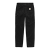 Single Knee Pant Cord - Black (Rinsed)