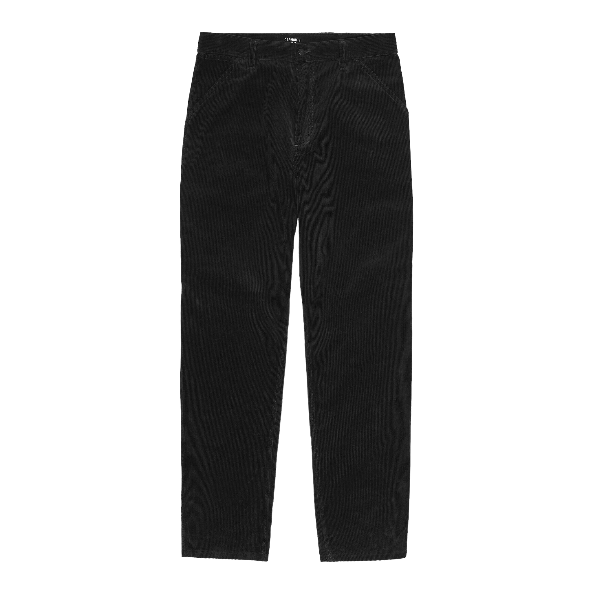 Carhartt WIP Single Knee Pant Cord - Black (Rinsed)