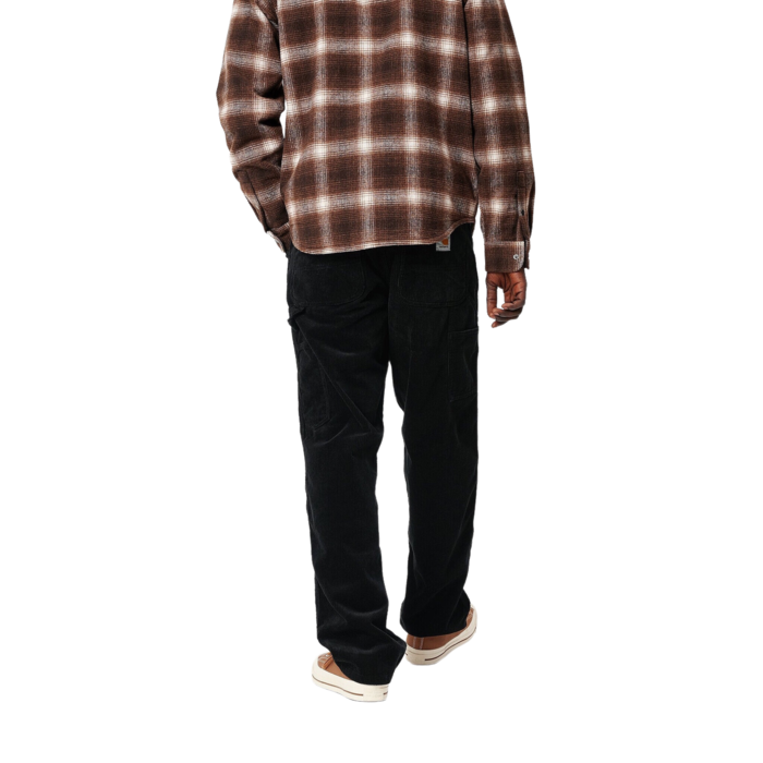 Carhartt WIP Single Knee Pant Cord - Black (Rinsed)