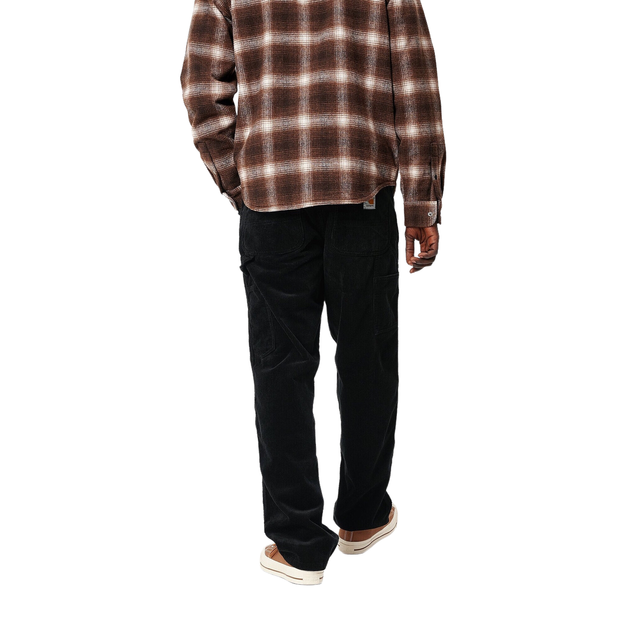 Carhartt WIP Single Knee Pant Cord - Black (Rinsed)