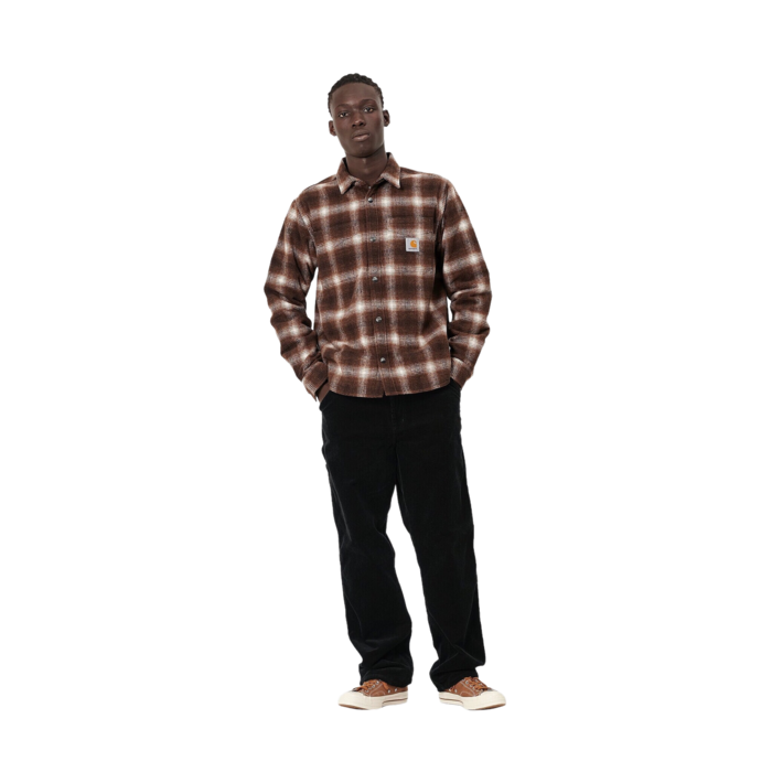 Carhartt WIP Single Knee Pant Cord - Black (Rinsed)