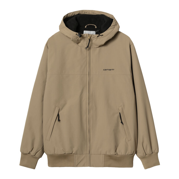 Carhartt WIP Hooded Sail Jacket - Leather/Black