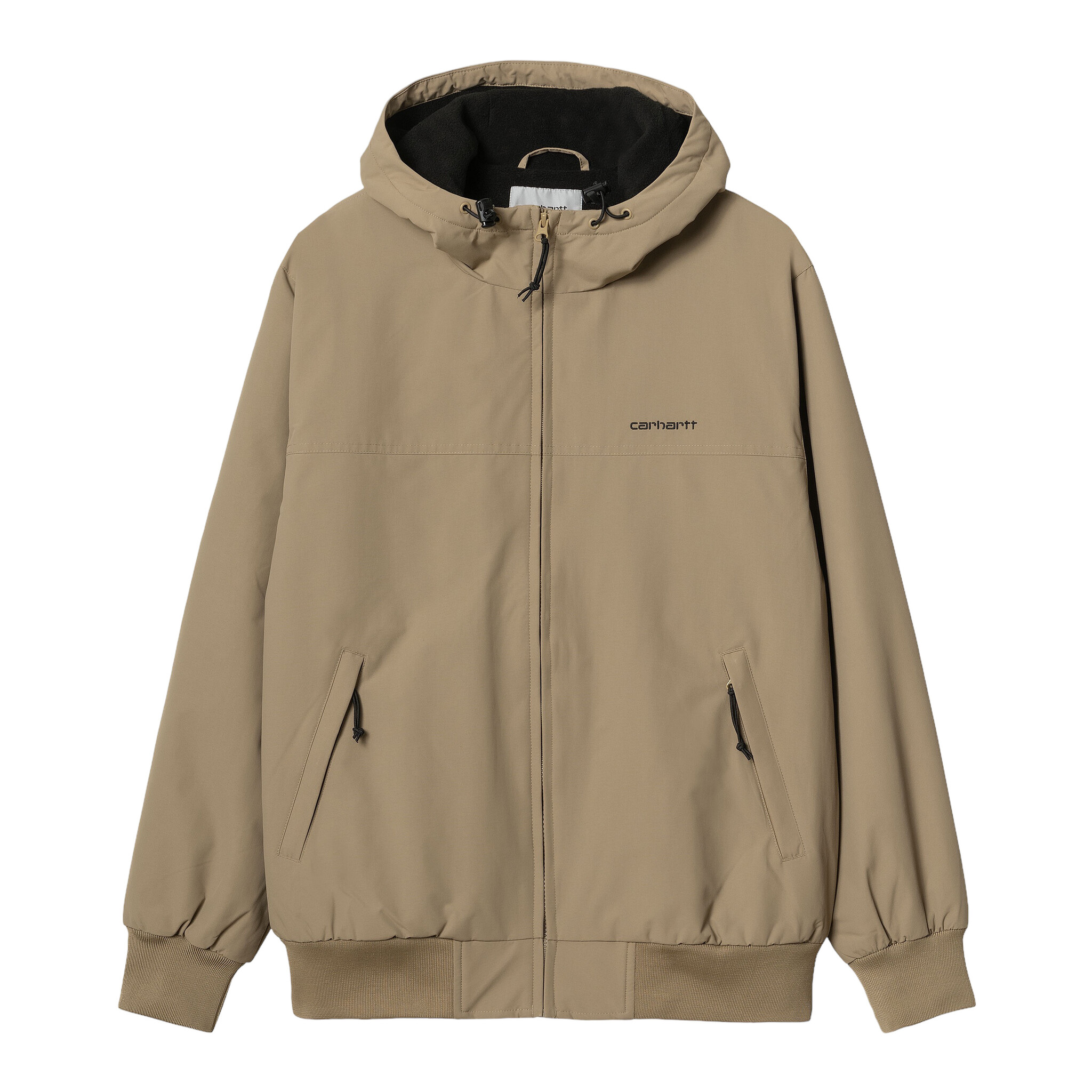Carhartt WIP Hooded Sail Jacket - Leather/Black
