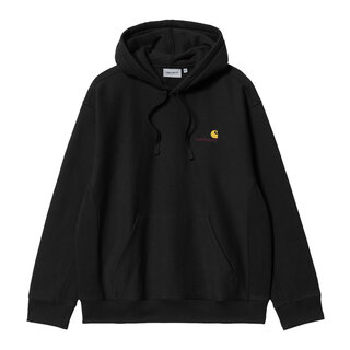 Carhartt WIP Hooded American Script - Black