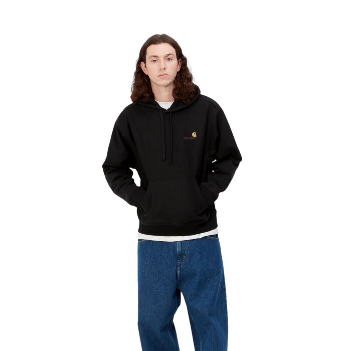 Carhartt WIP Carhartt WIP Hooded American Script - Black