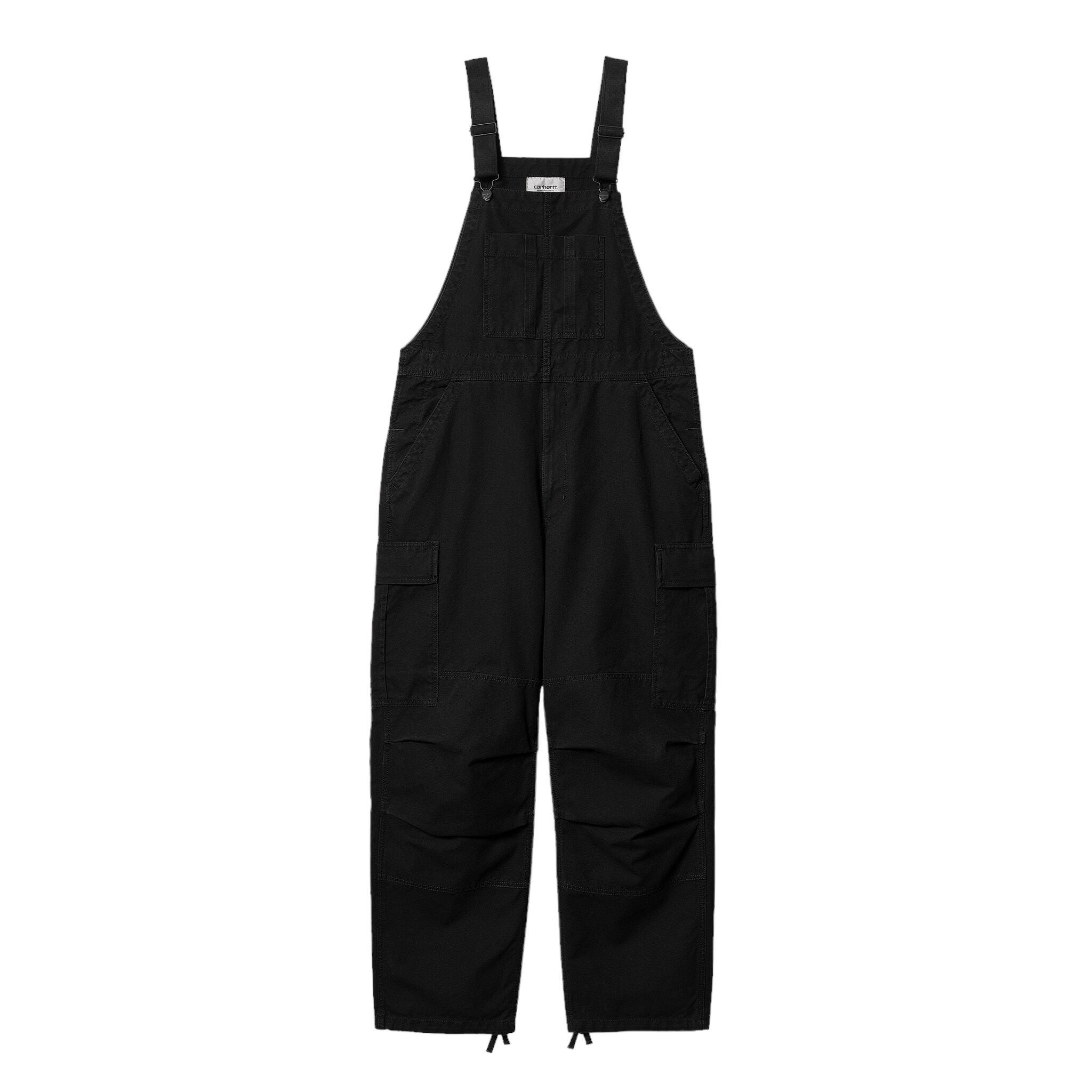 Cargo Bib Overall - Black (Stone Washed)