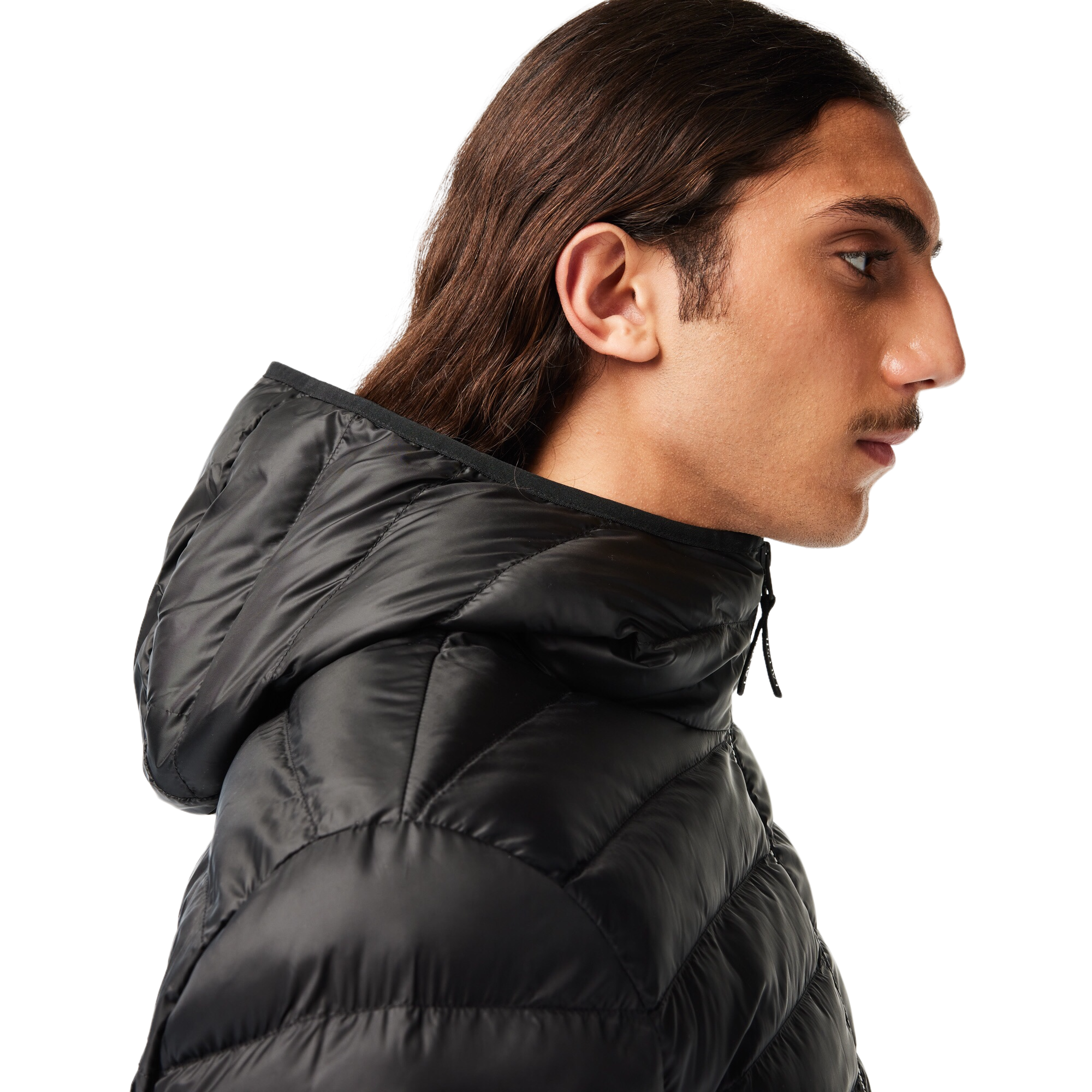 Lacoste Doudoune à Capuche Rembourrée Déperlante - Noir