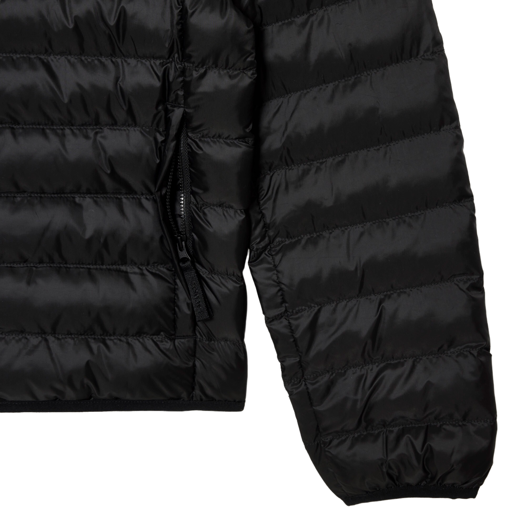 Lacoste Doudoune à Capuche Rembourrée Déperlante - Noir