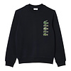 Sweatshirt Jogger Classic Fit Avec Imprimé Crocodiles - Bleu Marine
