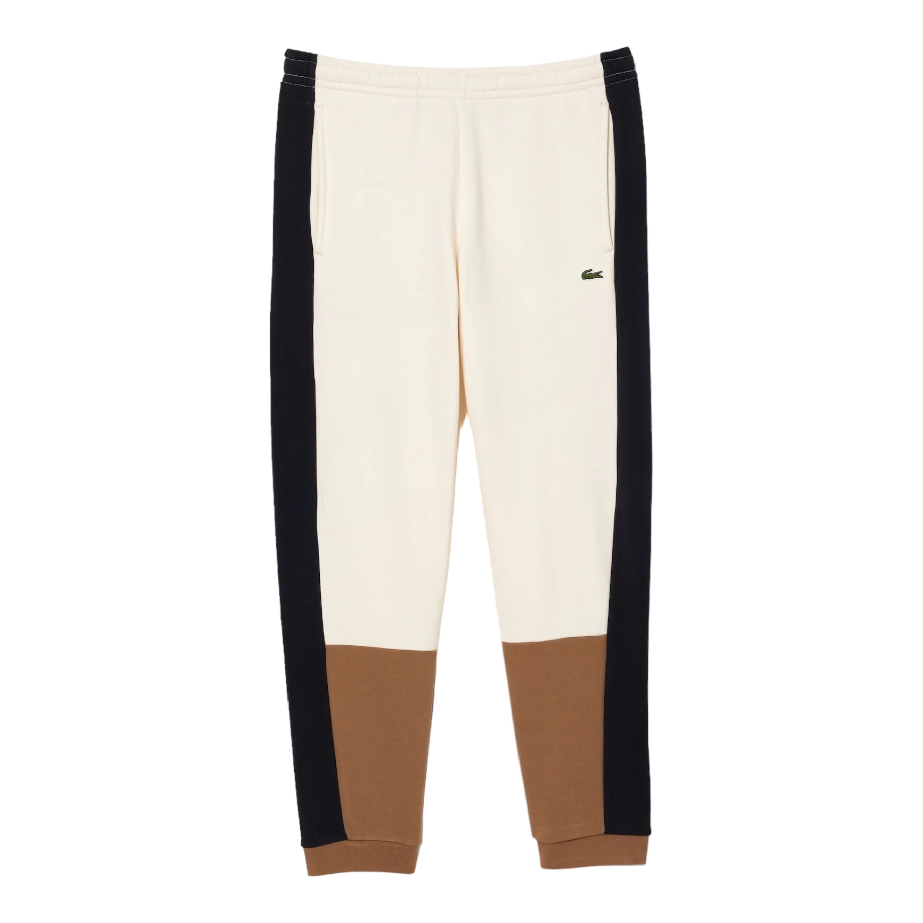 Pantalon de Survêtement Jogger Color-Block - Blanc/Marron/Bleu Marine -  O'Street