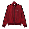 Veste Zippée En Jacquard à Motif Monogramme - Bordeaux/Rouge