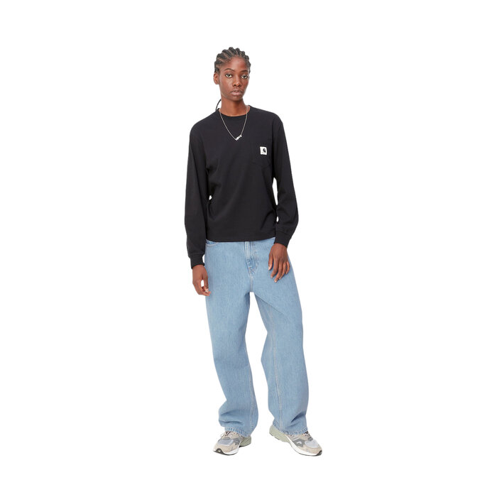 Carhartt WIP W' Brandon Pant - Blue (Stone Bleached)