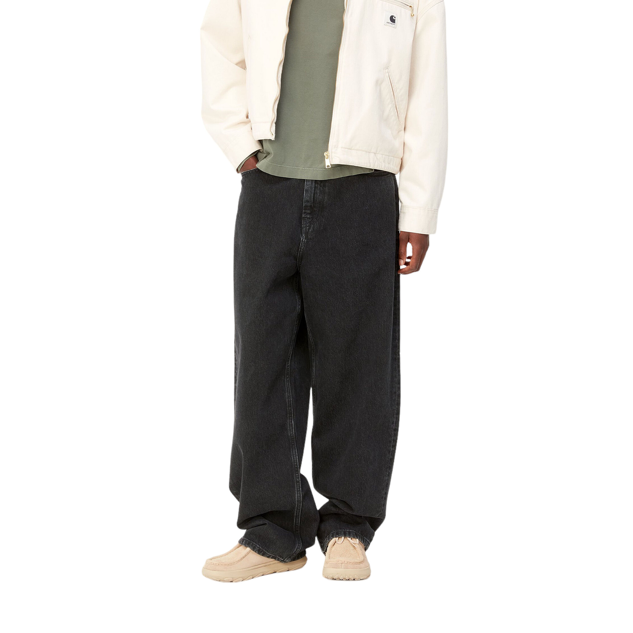Carhartt WIP W' Brandon Pant - Black (Stone Washed)