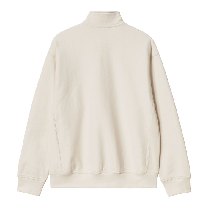 Carhartt WIP Half Zip American Script Sweat - Natural