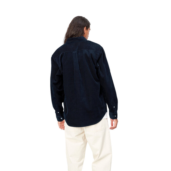 Carhartt WIP L/S Madison Cord Shirt - Dark Navy/Wax
