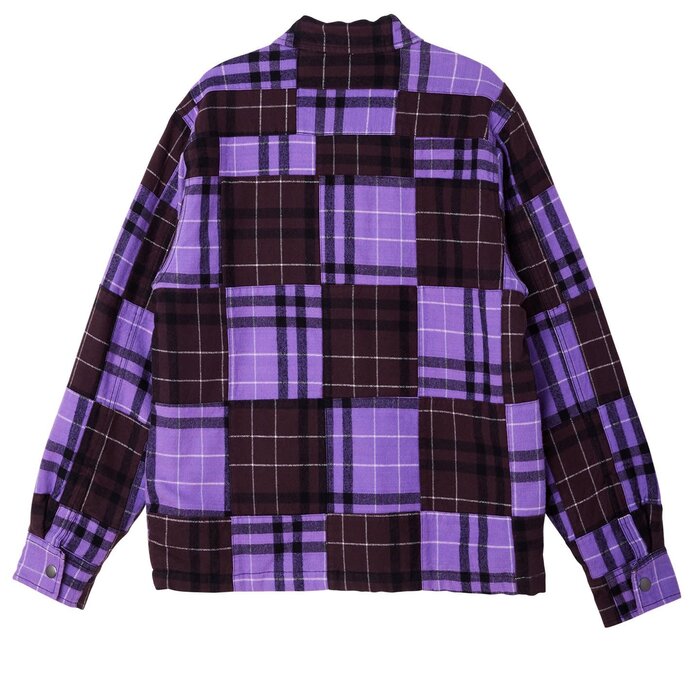 Obey Curtis Shirt Jacket - Orchid Multi