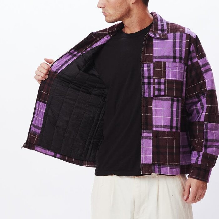 Obey Curtis Shirt Jacket - Orchid Multi