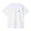 W' S/S American Script T-Shirt - White