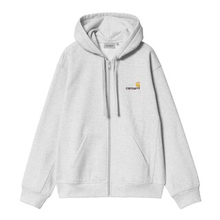 Carhartt WIP Hooded American Script Jacket - Ash Heather