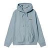 Hooded American Script Jacket - Frosted Blue