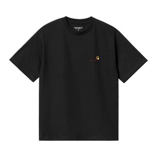 Carhartt WIP W' S/S American Script T-Shirt - Black