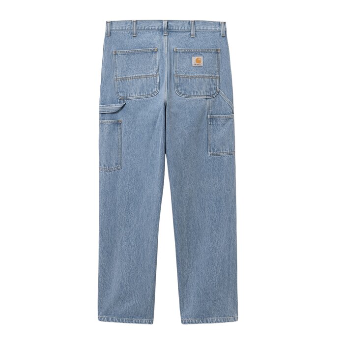 Carhartt WIP Single Knee Pant - Blue (Stone Bleached)