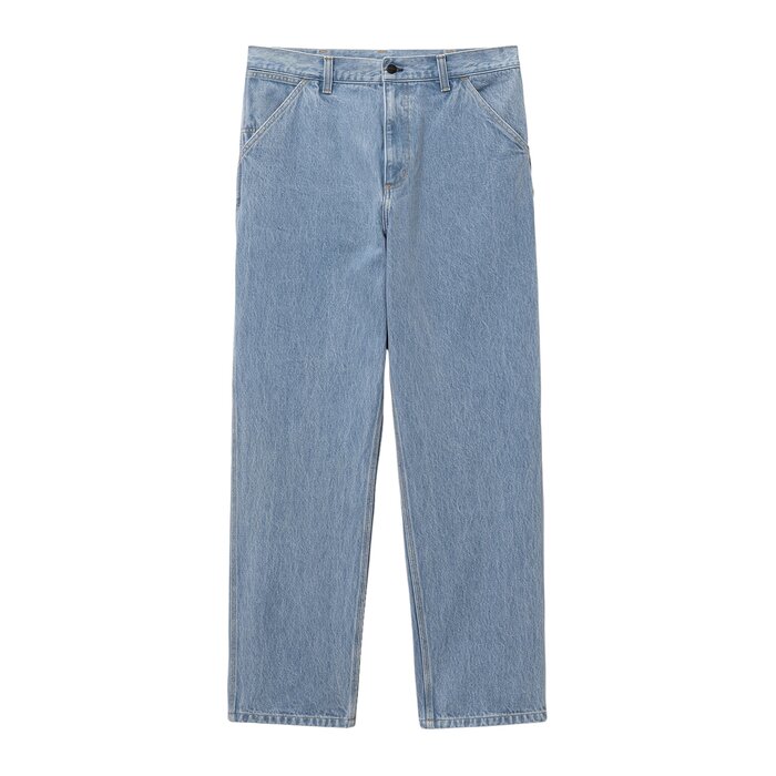 Carhartt WIP Single Knee Pant - Blue (Stone Bleached)