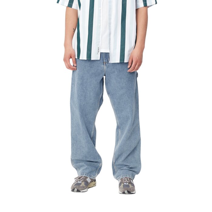 Carhartt WIP Single Knee Pant - Blue (Stone Bleached)